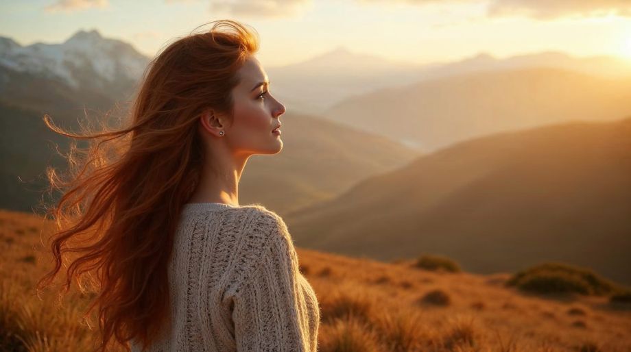 Bild-Idee: Frau, die tief durchatmet, Blick ins Weite.
Ziel der Behandlung